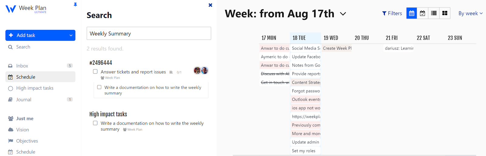 An Efficient Goal Planner App for the Go-Getters 